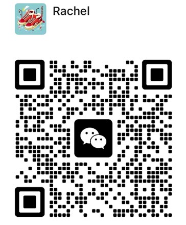 WeChat QR code for Rachel, +86 189 6026 5730
